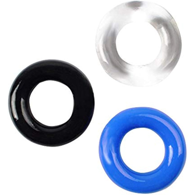 Penisring Cockrings,6 Pcs Different Sizes Silicone Penis Sleeve Penistrainer,Stretchy Longer Harder Stronger Erection Semen Lock Caged,Delay Ejaculation Time Lasting Sex Toys For Men,Multicolor