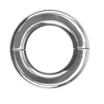 Metal Stainless Steel Bondage Weighted Cock Ring for Male Erection Enhancement Exercises Penis Stretcher Time-Lapse Exercise Cock Ring Adult Sex Toys(40mm)