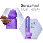 Neo Elite Silicone Dual Density 6 Inch Dildo | Ultrasilk Silicone |Suction Cup Base & Harness Compatible For Hands-Free Fun | Realistic | Waterproof | Neon Pink