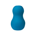 Mood - Exciter - Ultraskyn - Dual Texture Stroker - Narrow Side Has Massage Beads, Wide Side Has Thick Ribbing - Discrete - Male Masturbator - Blue