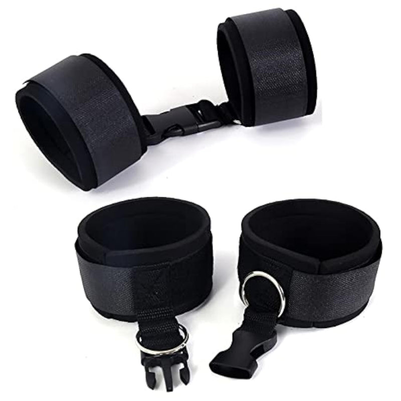 2Er Bondage Hand Foot Cuff Erotic Sm Bondage Set Bdsm Handcuffs And Foot Cuffs Bondage Handcuffs Fetish Handcuffs Sex Toys Sex Handcuffs Pairs For Bed