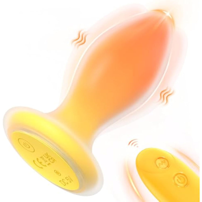 Anal Butt Plug Vibrator Adult Sex Toys For Women Men, Anal Toys Remote Control Vibrating Anal Trainer Beads With 10 Vibration Modes For Beginners Advanced Players Couple
