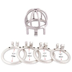 Metal Male Chastity Device Small 304 Steel Stainless Comfortable Cock Cage Adult Game Sex Toy D240 (1.57 Inch / 40Mm)