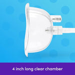 Supreme Sensation Pussy Pump - 4 Inch Clear Chamber For All Over Suction - 2 Quick Release Valves - Easy To Use Hand Held Bulb Suction Pump - Purple