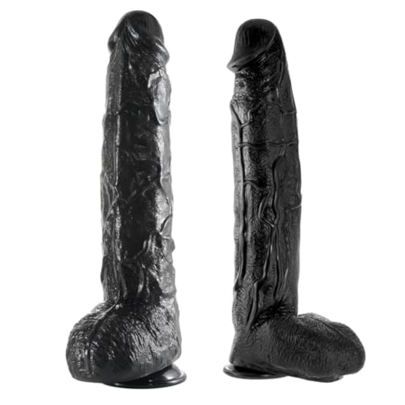 17.3 Inch Long Realistic Huge Thick Dildo + 3" Diameter Huge Thick Dildo