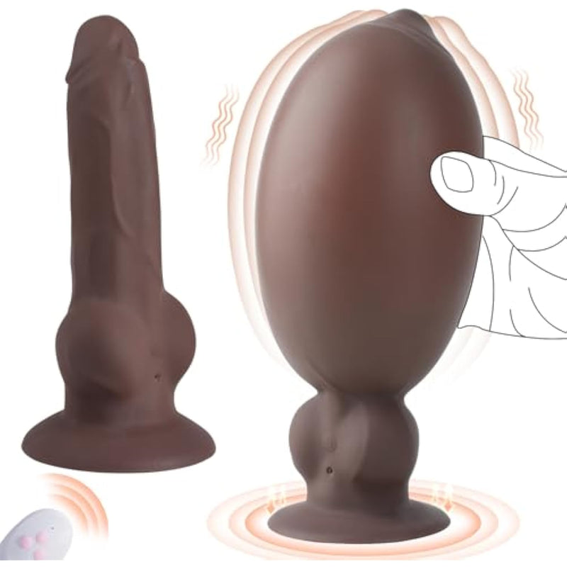 4.7'' To 8.3'' Anal Dildo Vibrator, Inflatable Dildo Black Dildo Vibra BlessMyBucket 4.7'' To 8.3'' Anal Dildo Vibrator, Inflatable Dildo Black Dildo Vibra BlessMyBucket