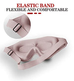 Sleep Mask for Side Sleeper, Blackout Eye Mask for Women Men