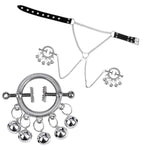 Bdsm Breast Sex Bondage Restraints, Ring Adjustable Stainless Steel Nipple Clamp,Highlighting The Curve Of The Chest, Nipple Stimulator Flirting Toys For Adult Couples Sex Games