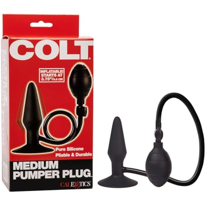 Novelties Colt Medium Pumper Plug, Black