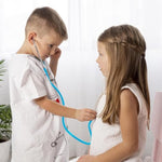Kids Stethoscope, 2 Pack Real Working Nursing Stethoscope For Kids Role Play, Toddler Doctor Play Set For Boys Girls, Toy Medical Kit Nurse Cosplay Costume Accessories, Blue