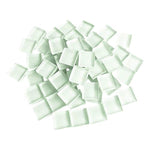White Micro Glass Mosaic Tile Craft Material for DIY Hobbies and Children's Handmade Projects, 300g