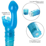 Original Butterfly Kiss Vibrator - Multi-Speed Waterproof Vibe – Adult Sex Toys For Couples - Clitoral G Spot Massager – Blue (Pack Of 2)