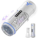 Automatic Male Masturbator Sex Toys For Men?Electric Male Masturbation Cup With 5 Thrusting & Vibrating & Flashing Lights, Men'S Sex Toy Penis Pump Pocket Pussy Stroker Vibrator Blowjob Machine
