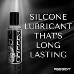 Passion Premium Silicone Lubricant, 2 Fl Oz - Long-Lasting, Non-Sticky Formula, Made In Usa, Smooth Application For Comfort