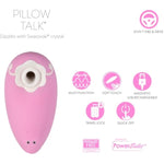 Dreamy Pulsing Massager, Premium Silicone With Swarovski Crystal, 7 Different Speeds, Rechargeable For Cordless Play, Travel Lock Feature (Pink)