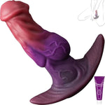 5.95'' Large Monster Dildo Butt Plug, Medium Silicone Knot Fantasy Dildo With Curved Base, Anal Stretcher Prostate Toy, Big Anal Plug Trainer Adult Sex Toys For Men Women Couples Advanced Players