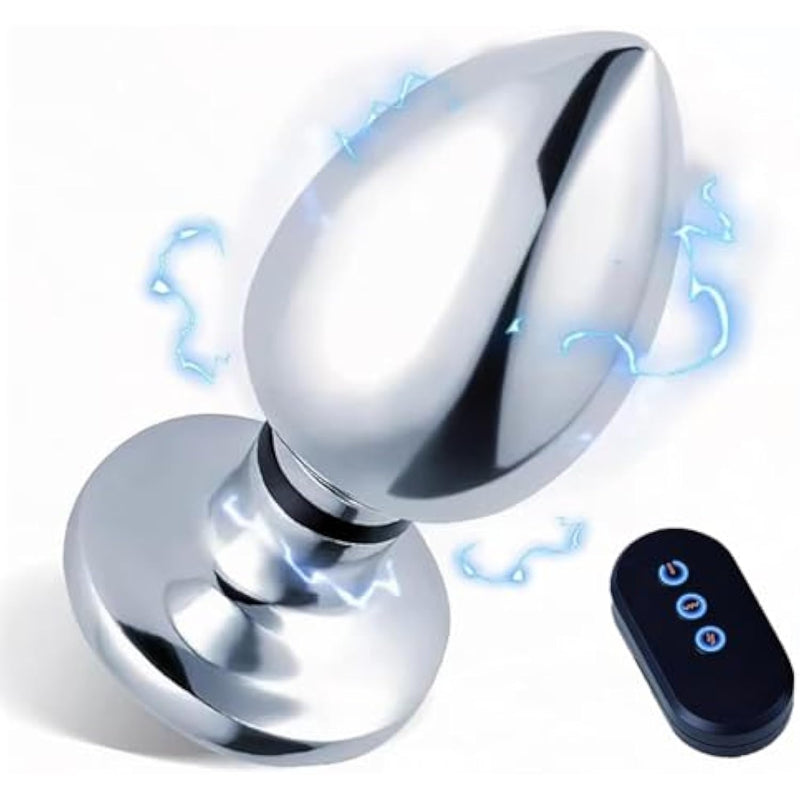 Electric Shock Anal Plug Anal Vibrator Anal Sex Toys For Men And Women With 6 Electric Shocks And 10 Vibration Modes Vibrating Butt Plug Prostate Massager For Couples Adult Toys