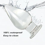 4.72 Inches Crystal Anal Plug Bum Plugs, Anal Expander Glass Prostate Massage Anal Trainer Large Anal Stimulation Sex Toy For Men Women Play