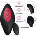 Prostate Massager Inflatable Butt Plug - Remote Control Anal Vibrator With Automatic Inflation And 10 Vibrating Modes For Adult Male Female Prostate Stimulator Anal Sex Toys For Men Women Pleasure