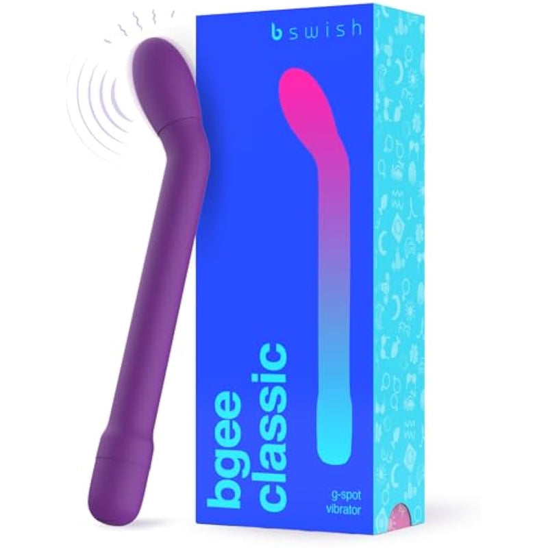 Bgee Classic G-Spot Vibrator - Adult Sex Toys For Women, Battery Operated, Abs Body For Precision - Slim Head For Comfort & Reach, Perfect For Pelvic Floor Strengthening & Targeted Stimulation