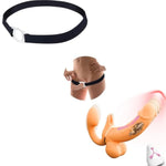 Strapless Strap-On G-Spot Dildo Vibrator & Strap Combo - Double Ended Dildo With 9 Vibrating & 9 Thrusting Modes, 360°Bendable Tail Realistic Dildo With Remote Control