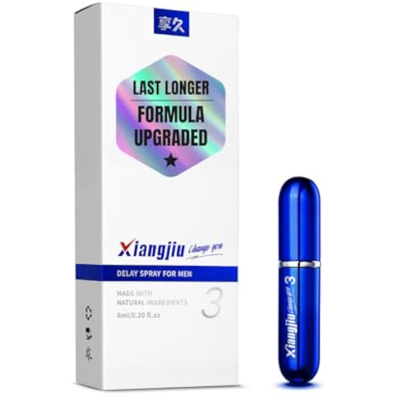 Delay Spray For Men, Longer Sex In Bed, Delay Ejaculation, Sexual Enhancer For Him, 3Rd Generation, 6Ml - 80 Sprays