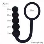 Anal Beads Penis Ring Prostate Massager Adult Sex Toys For Men, Anal Plug Anal Trainer Couples Male Sex Toy, Silicone Buttplug Cockring Prostate Toy For G Spot Stimulator, Anal Sex Toys For Women