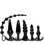 6Pcs Couple Anales Butt Training Sets, Anales Expanding Butt Relaxing Anales Trainer Tools Butt Silicone Prostate Massager Anal Dildo Sex Toys Training Kit Anal Plug Set For Men Women