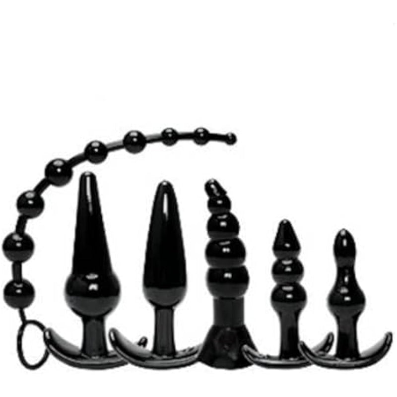 6Pcs Couple Anales Butt Training Sets, Anales Expanding Butt Relaxing Anales Trainer Tools Butt Silicone Prostate Massager Anal Dildo Sex Toys Training Kit Anal Plug Set For Men Women