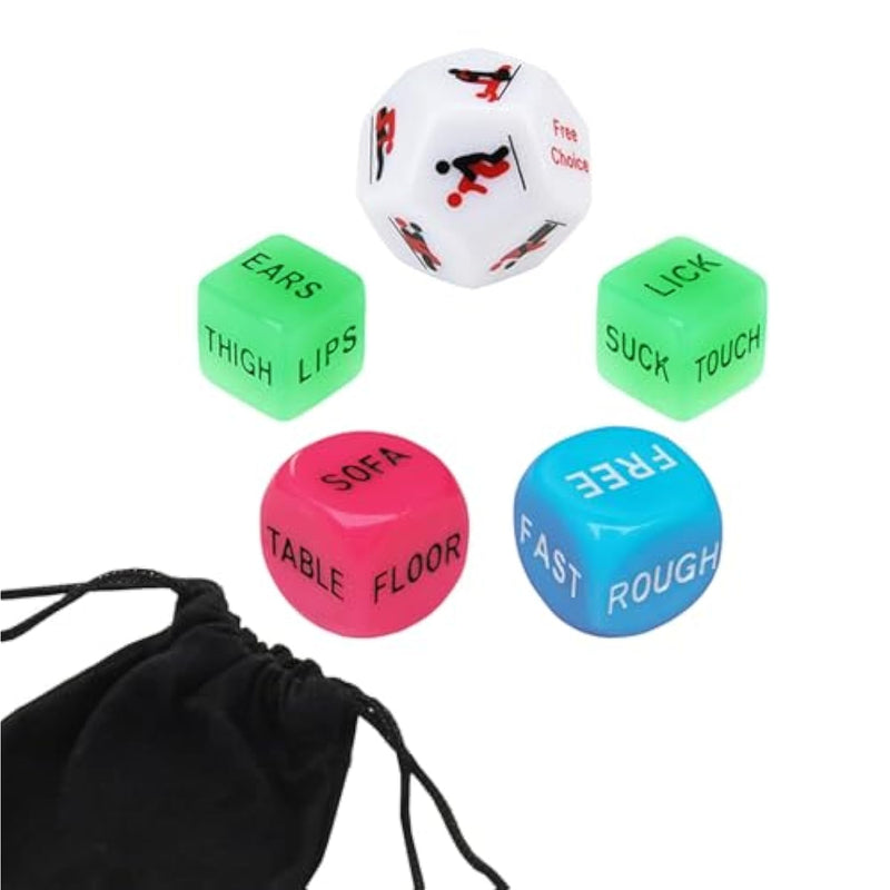Romantic Naughty Dice Set For Adults Couple Funny Dice Couples Game For Anniversary Valentines Day Wedding Gift,Couple Game Choices 12Dt11