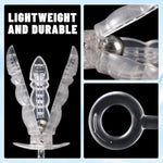 Acrylic Anal Expander, Anal Trainer Butt Expander With Lock Anal Massager Bdsm Sex Toys For Men Women Couple Lovers