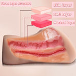 Sex Toy Men Toy Menadult Sex Toytriple Pleasure: 3-Layer Softness Male Masturbator, 2-In-1 Channel For Realistic Oral And Anal Stimulation - Supersoft Sex Toy For Men