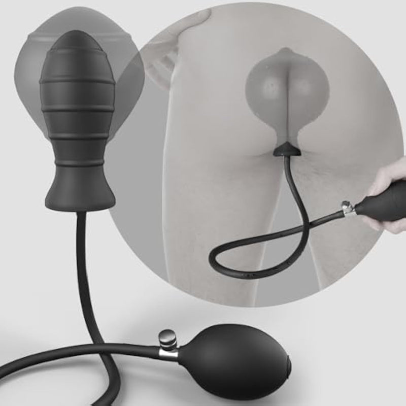 Expand Inflatable Anal Plug, Expandable Anal Pump With Quick Release Valve Stretch Anal Sex Toys For Beginners And Advanced Users,Sex Toy For Men Women & Couples