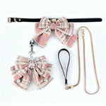 Anal Plug With Traction Sex Toys Bdsm Leather Choker Collar For Women Jeweled Butt Plug For Anal Dilation Training Restraints Set (4Cm)