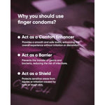 Crush Pink18 Pcs Bundle Ultra-Thin Natural Latex Lubricated Finger Condoms