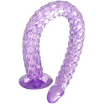 23.2 Inch Super Long Anal Plug Dildo, Large Butt Plug Anal Toy For Deep Pleasure, Flexible Prostate Massage G-Spot Stimulation For Men And Women (Purple)