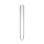 Crystal Glass Pleasure Wand Dildo Penis, Glass Anal Butt Plug Sex Toys Transparent Smooth Anal Plug Glass Double Ended Dildo G-Spot Stimulation Adult Sex Game Toy For Men Women Couple (2.0Cm)