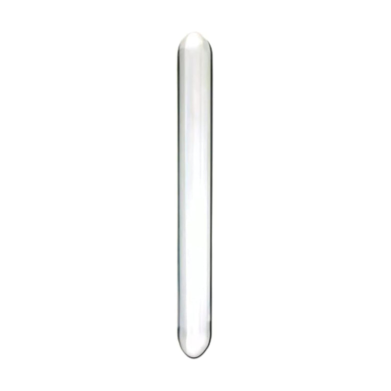 Crystal Glass Pleasure Wand Dildo Penis, Glass Anal Butt Plug Sex Toys Transparent Smooth Anal Plug Glass Double Ended Dildo G-Spot Stimulation Adult Sex Game Toy For Men Women Couple (2.0Cm)