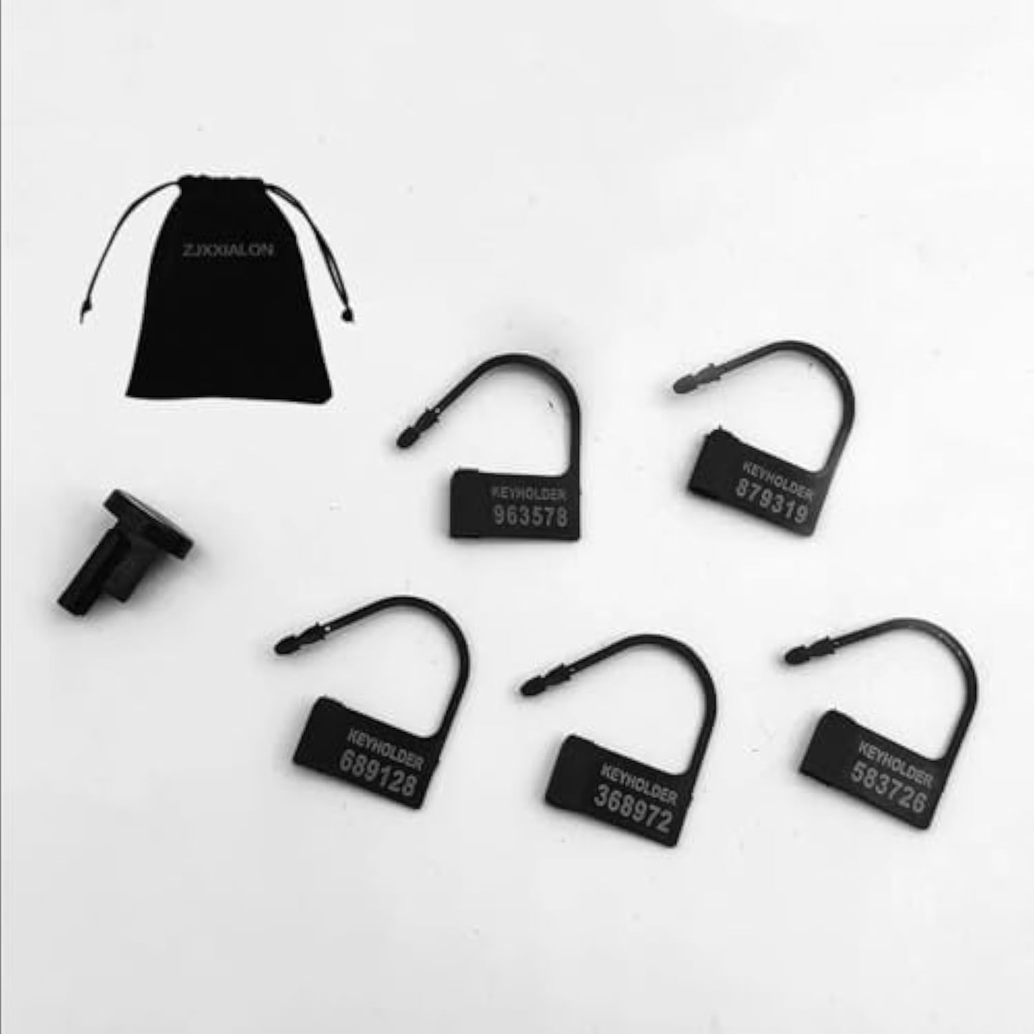 Annex Only Air Lock Pin 5Pc Plastic One-Time Code Lock Mamba Chastity ...