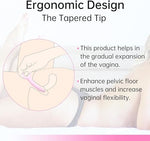 Dilator Kit Massage Anal Butt Plug Set TPE Anal Plug Dildo G-Spot Stimulator Vaginal Massager Pink 5 PCS Set for Women