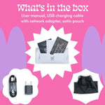 Sweet Vibrations The Perfect Match - Flexible Rabbit Vibrator Sex Toy With 10 Powerful Settings For Women & Couples, Waterproof, Rechargeable, Quiet, Vibrating Wand For Her Pleasure