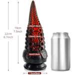 Tentacle Dildo Vibrator + 22Inch Super Long Anal Beads