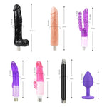 Sex Machine Thrusting Dildo Machine Deep Penetrating Sex Machines Thrust Machine Automatic Thruster for Dildo with Suction Cup 3XLR Large Attachments 4.5CM Range Sex Toys Machines & Devices (Standard)