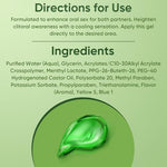 Passion Spearmint Vaginal Sensitizer Gel – Made in USA, Refreshing Formula for Comfort and Sensitivity