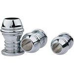 Sm Metal Anal Plug Enema Vaginal Flushing Hollow Anal Plug Anal Expansion Peep Sex Toys(S)
