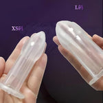 Anal Plug Trainer Sets 5Pcs Silicone Anal Dilator Butt Plug, Hollow Anal Expander Dildo Kit Adult Sex Toys For Men Women (Clear)