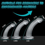 Anal Butt Plug Trainer Kit, Anal Training Set, 3 Sizes Simple Dildos Set With Strong Suction Cup Base Anal Prostate Vaginal G-Spot Sex Toy For Beginners To Advanced Users