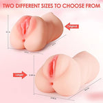 3 In 1 Male Masturbator Adult Sex Toys, 3D Textured With Sexy Mouth Realistic Vagina Tight Anus, Mens Stroker Sex Doll For Man Masturbation