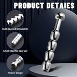 Urethral Sounds, 7 Pack Of Urethral Plug Training Set Stainless Steel Uretrhal Dilator Hollow Penis Plug Sex Toy For Beginners & Advanced Users