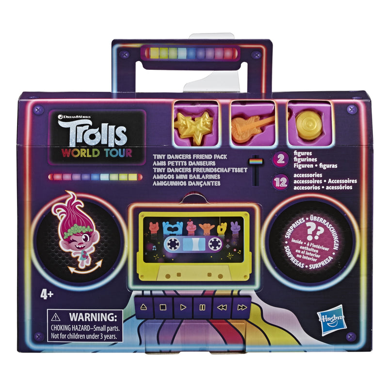 DreamWorks Trolls Tiny Dancers 2-Pack, Includes 2 Bracelets and 10 Charms